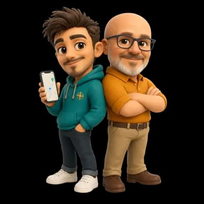 Victor et Michel, co-fondateurs de Camp Explorer — animation gamifiée pour campings