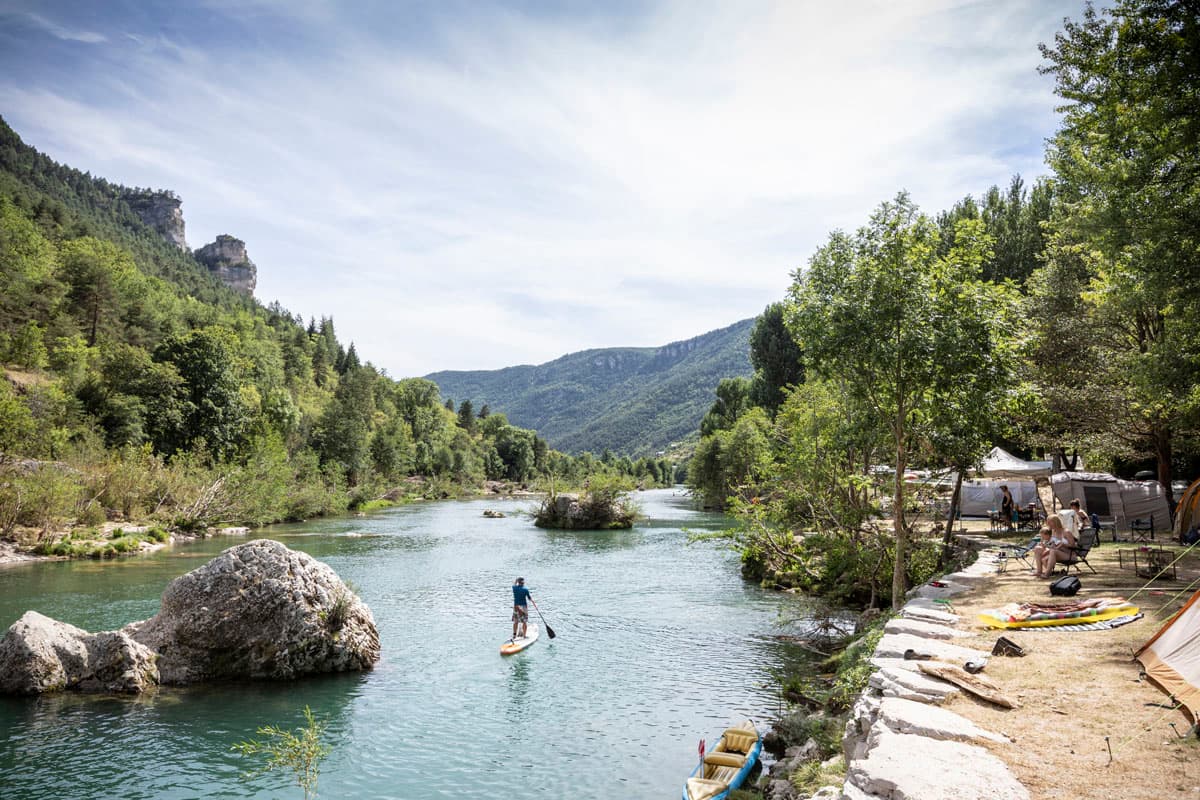 CAMPING HUTTOPIA GORGES DU TARN