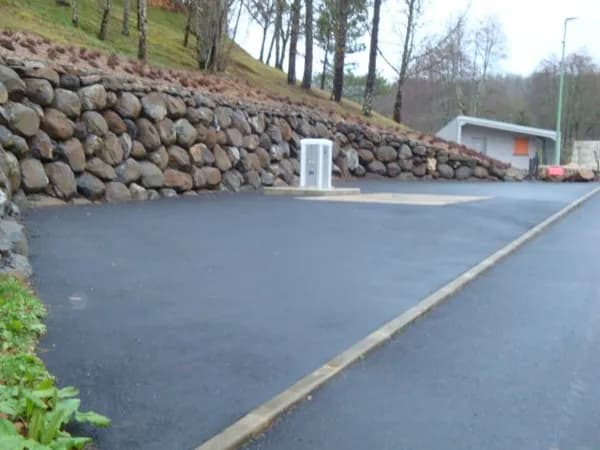 Borne de camping-car de Brommat