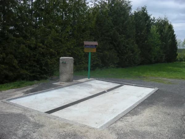 Borne de service camping-car de Laguiole